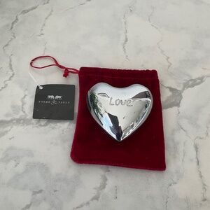 Beautiful Torres & Tagus “Love” Silver Chrome Heart Chime